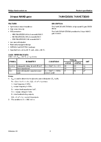 浏览型号74AHCT2G00DC的Datasheet PDF文件第2页