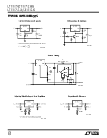 浏览型号LT1117CST-3.3的Datasheet PDF文件第8页