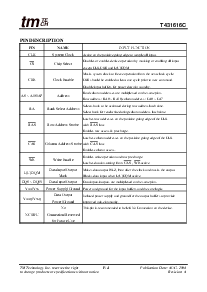 浏览型号T431616C-6S的Datasheet PDF文件第4页