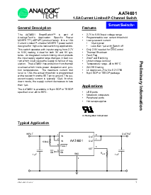 浏览型号AAT4601的Datasheet PDF文件第1页