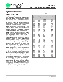 浏览型号AAT4601的Datasheet PDF文件第8页