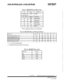 浏览型号28C256TRT4FI-15的Datasheet PDF文件第2页