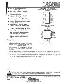 浏览型号SN74AHCT594PW的Datasheet PDF文件第1页