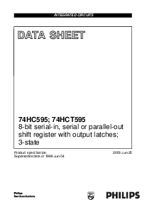 浏览型号74HCT595PW的Datasheet PDF文件第1页