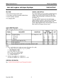浏览型号74HCT597N的Datasheet PDF文件第2页