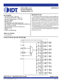 浏览型号IDT5T9310的Datasheet PDF文件第1页