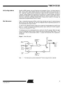 浏览型号T89C51CC02CA-TDSIM的Datasheet PDF文件第7页