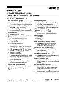 浏览型号Am29LV160DT-90EC的Datasheet PDF文件第2页