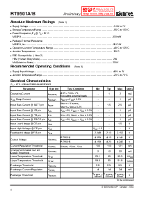 浏览型号RT9501A的Datasheet PDF文件第4页