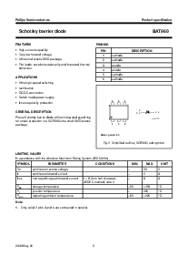 浏览型号BAT960的Datasheet PDF文件第2页