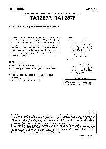 浏览型号TA1287F的Datasheet PDF文件第1页