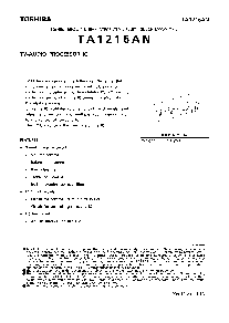 浏览型号TA1216AN的Datasheet PDF文件第1页