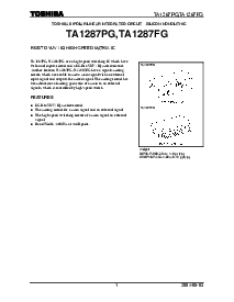 浏览型号TA1287FG的Datasheet PDF文件第1页