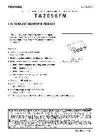 浏览型号TA2056FN的Datasheet PDF文件第1页