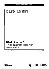 浏览型号BTA225-600B的Datasheet PDF文件第1页
