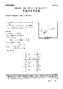 浏览型号TA2092N的Datasheet PDF文件第1页