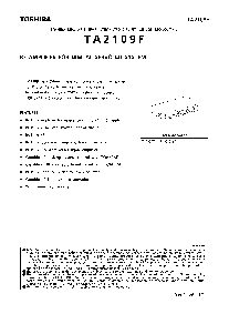 浏览型号TA2109F的Datasheet PDF文件第1页