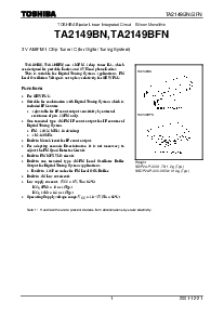 浏览型号TA2149BN的Datasheet PDF文件第1页
