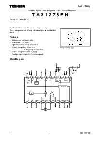 浏览型号TA31273FN的Datasheet PDF文件第1页
