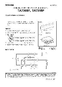 浏览型号TA7368的Datasheet PDF文件第1页