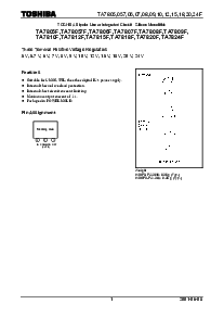浏览型号TA78057F的Datasheet PDF文件第1页