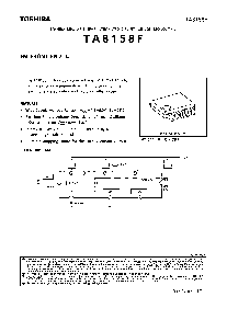 浏览型号TA8158F的Datasheet PDF文件第1页