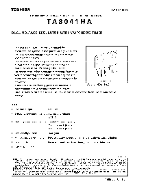 浏览型号TA8041的Datasheet PDF文件第1页