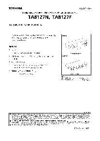 浏览型号TA8127N的Datasheet PDF文件第1页