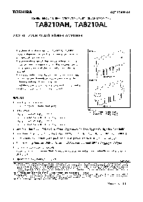 浏览型号TA8210的Datasheet PDF文件第1页