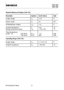 浏览型号TAA762A的Datasheet PDF文件第6页