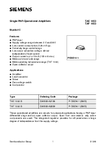 浏览型号TAE1453的Datasheet PDF文件第1页