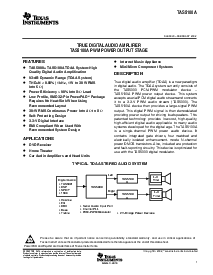 浏览型号TAS5100的Datasheet PDF文件第1页