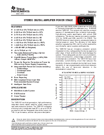 浏览型号TAS5152DKD的Datasheet PDF文件第1页