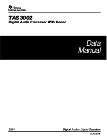 浏览型号TAS3002的Datasheet PDF文件第1页