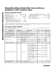 浏览型号MAX4377TASA的Datasheet PDF文件第2页