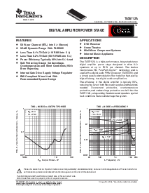 浏览型号TAS5112ADFDR的Datasheet PDF文件第1页