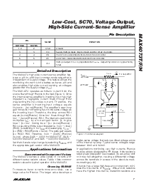 浏览型号MAX4073TAUT-T的Datasheet PDF文件第7页