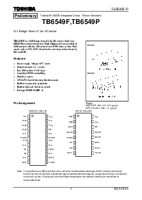 浏览型号TB6549F的Datasheet PDF文件第1页