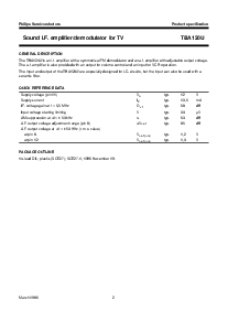 浏览型号TBA120U的Datasheet PDF文件第2页