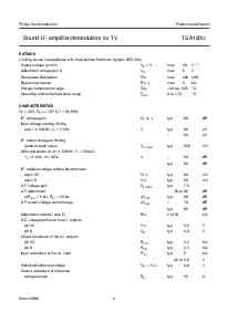 浏览型号TBA120U的Datasheet PDF文件第4页