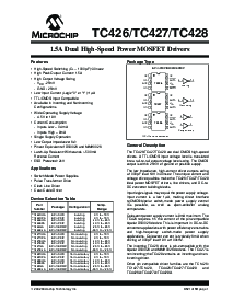 浏览型号TC426COA的Datasheet PDF文件第1页