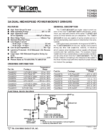 浏览型号TC4424CPA的Datasheet PDF文件第1页