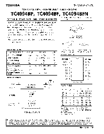 浏览型号TC4094BFN的Datasheet PDF文件第1页