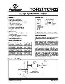 浏览型号TC4422CAT的Datasheet PDF文件第1页