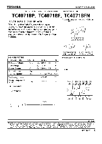 浏览型号TC4071B的Datasheet PDF文件第1页