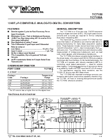 浏览型号TC7109CLW的Datasheet PDF文件第1页