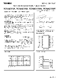 浏览型号TC74AC175FN的Datasheet PDF文件第1页