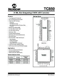 浏览型号TC850CPL的Datasheet PDF文件第1页