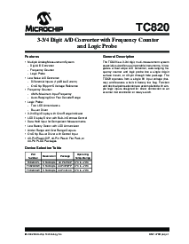 浏览型号TC820的Datasheet PDF文件第1页