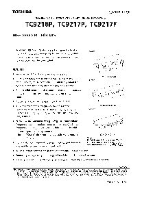 浏览型号TC9216P的Datasheet PDF文件第1页